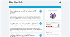 Desktop Screenshot of olivier-roland-radio.com